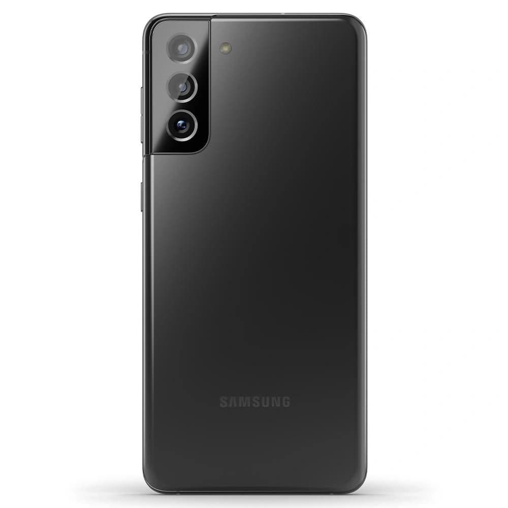 Spigen Samsung Gehärtetes Kameraglas Optik Kameraobjektiv Galaxy S21 Schwarz - 2