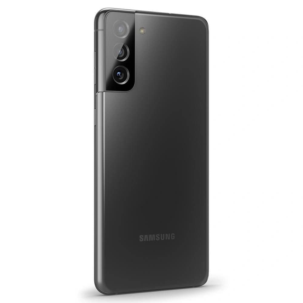 Spigen Samsung Gehärtetes Kameraglas Optik Kameraobjektiv Galaxy S21 Schwarz - 3
