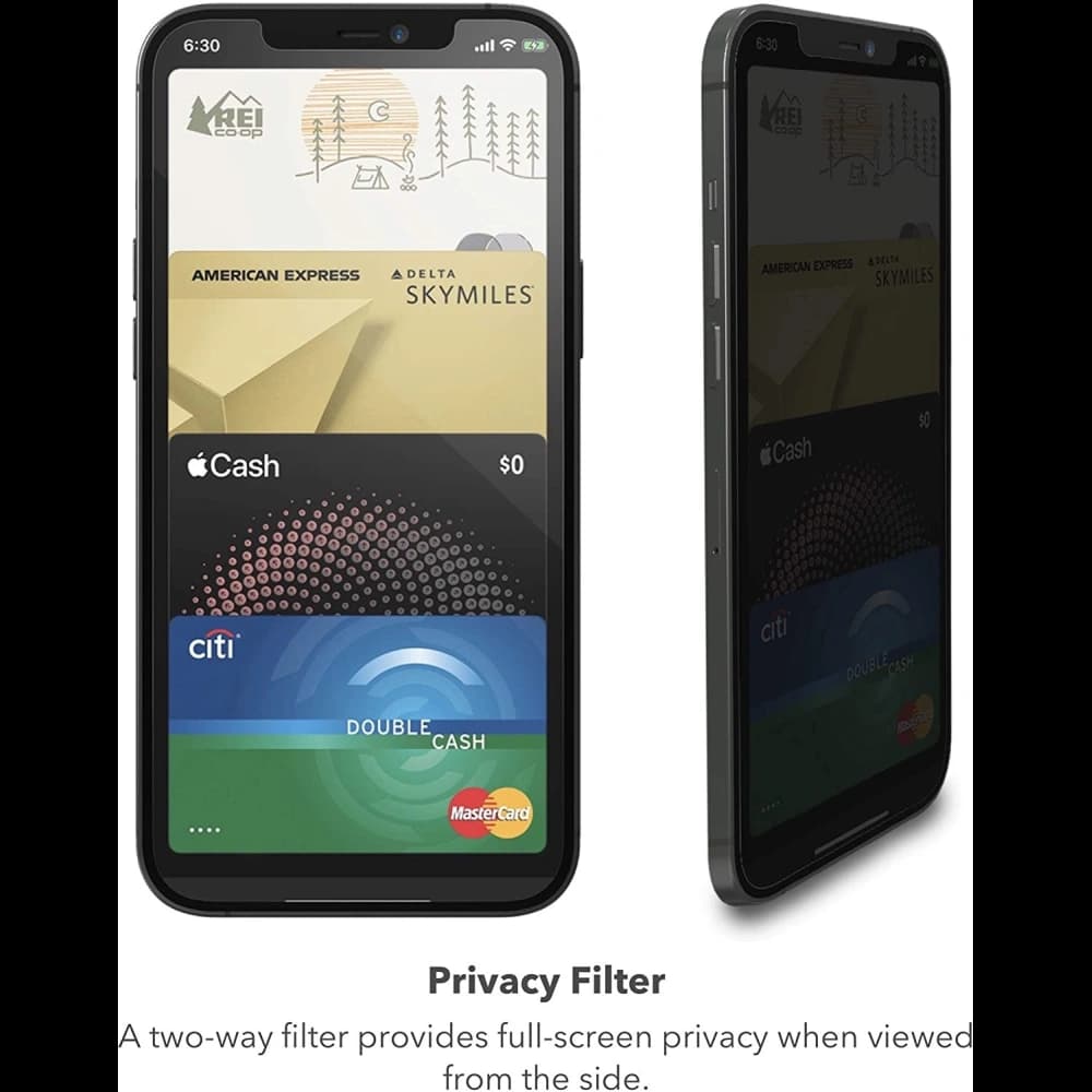 ZAGG Invisible Shield Glass Elite Privacy+ Apple iPhone 12/12 Pro - 3