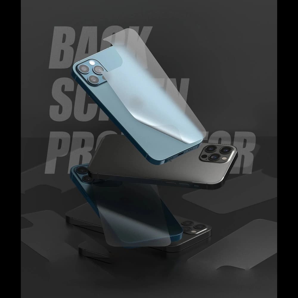 Ringke Invisible Defender Back Protector Matte Apple iPhone 12 Pro Max [2 PACK] - 5