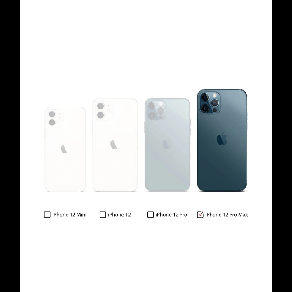 Ringke Invisible Defender Back Protector Matte Apple iPhone 12 Pro Max [2 PACK] - 10