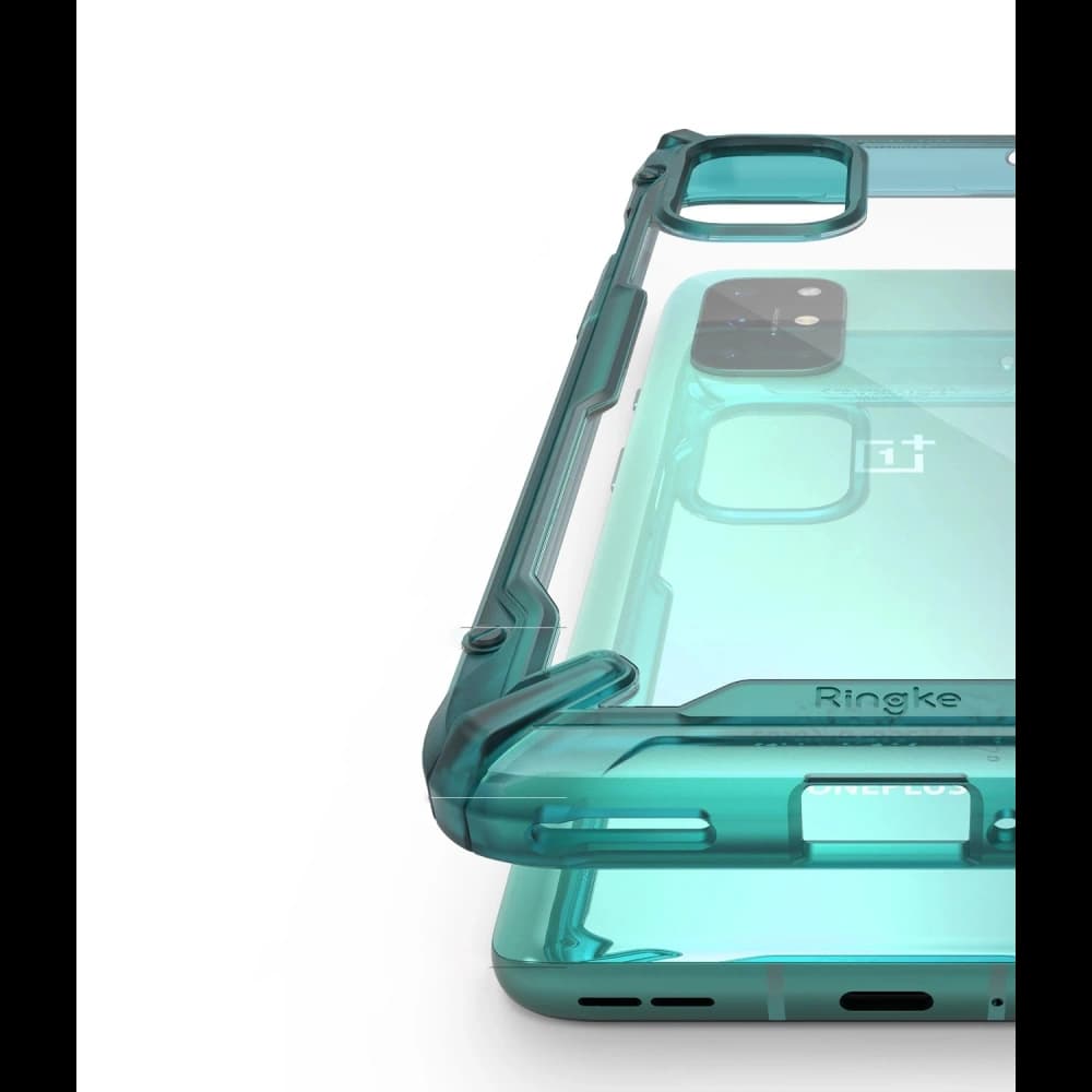 Etui Ringke Fusion-X OnePlus 8T Turquoise Green - 3