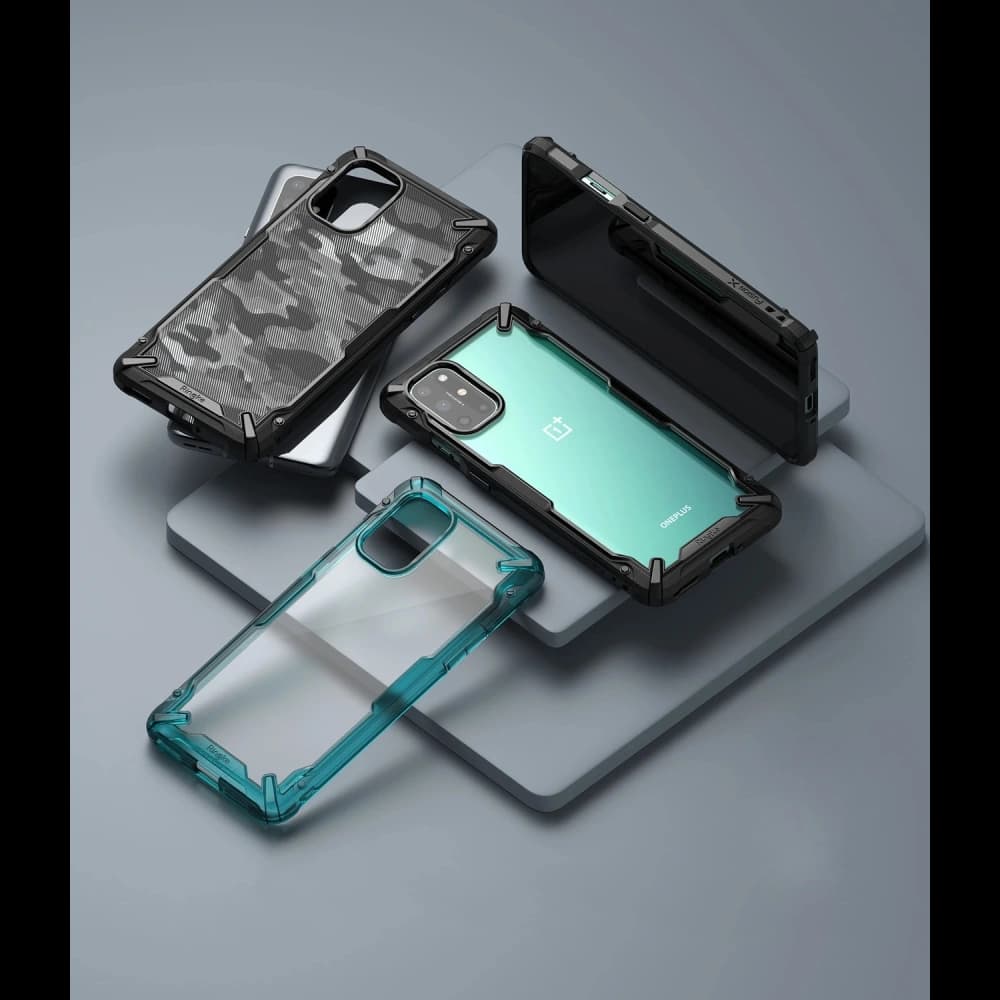 Etui Ringke Fusion-X OnePlus 8T Turquoise Green - 5