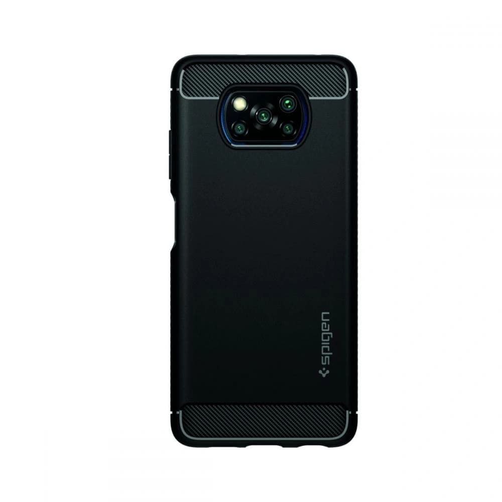 Etui Spigen Rugged Armor Pocophone X3/Pro/NFC Matná černá - 2