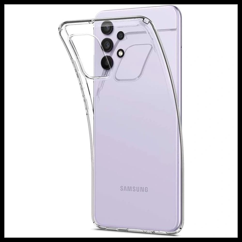 Spigen Samsung Gehäuse Flüssigkristall Galaxy A32 LTE Kristallklar - 3