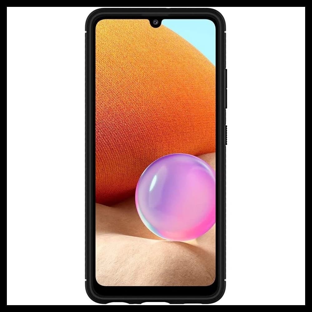 Spigen Samsung Gehäuse Rugged Armor Galaxy A32 LTE Mattschwarz - 4