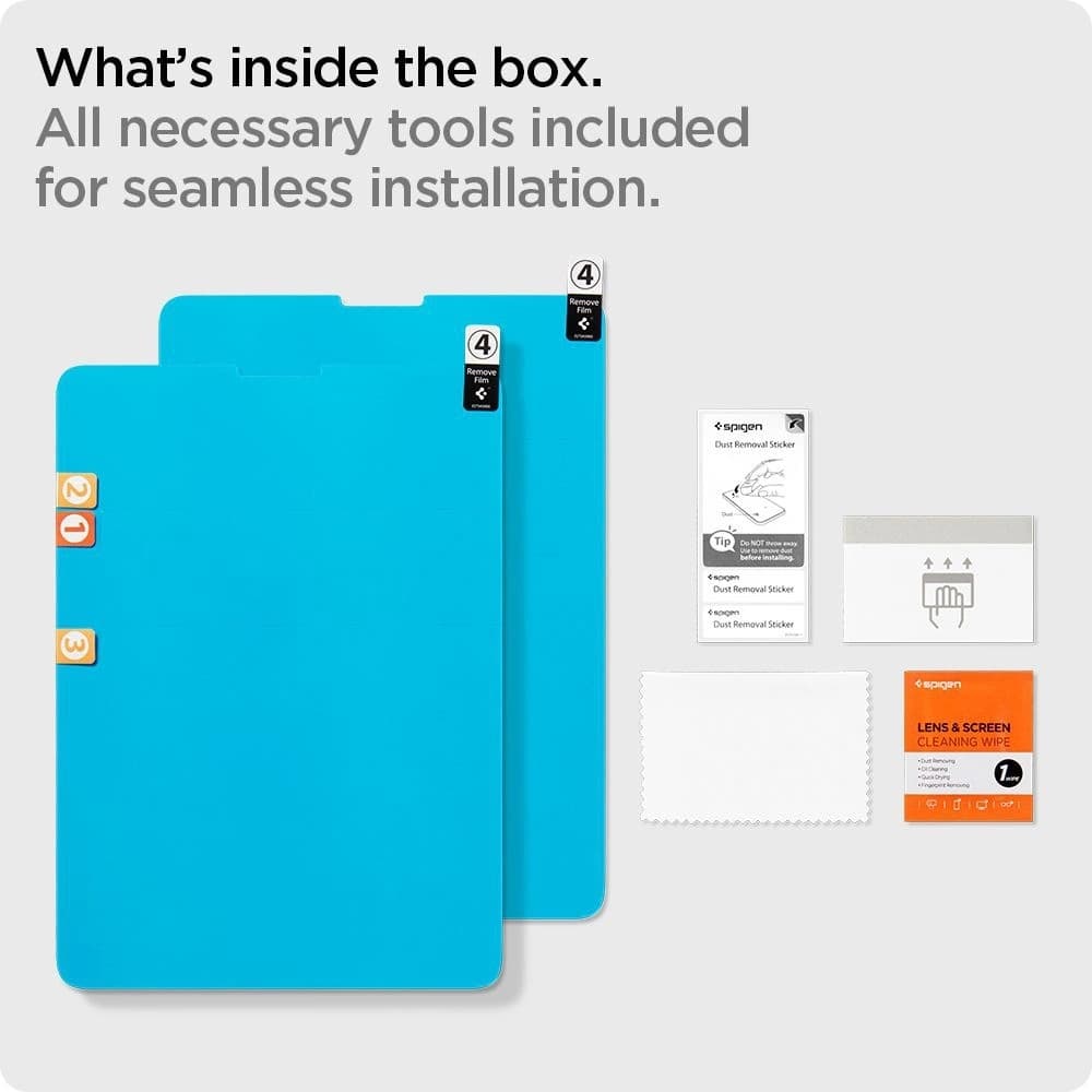 Spigen Paper Touch Apple iPad 10.2 2019/2020/2021 7, 8, 9 Gen/iPad Air 10.5 2019 3 Gen [2 PACK] - 5