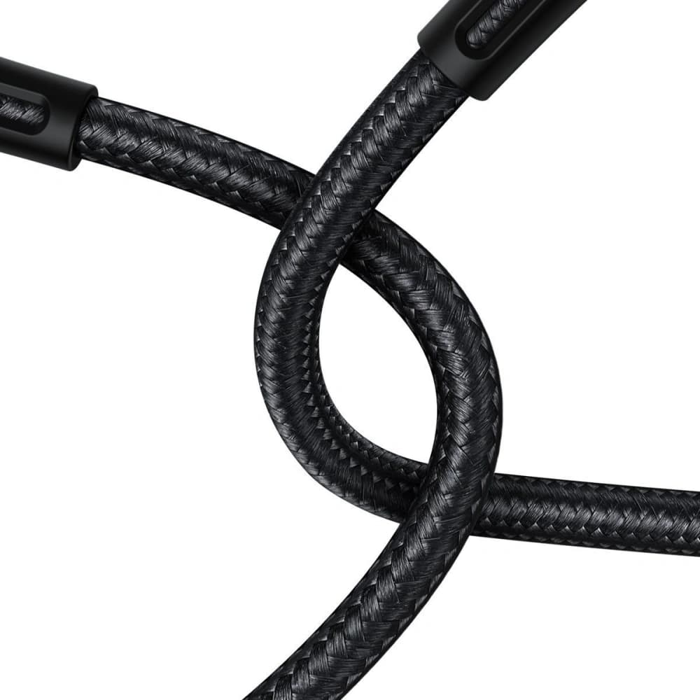 Baseus Water Drop-shaped Cable USB to Type-C, LED, 66W, 6A, 2m (black) - 3