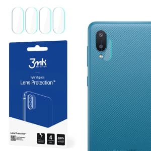 3MK Samsung Hybridglas für Kameraobjektiv Objektivschutz Galaxy M02 [4 PACK]