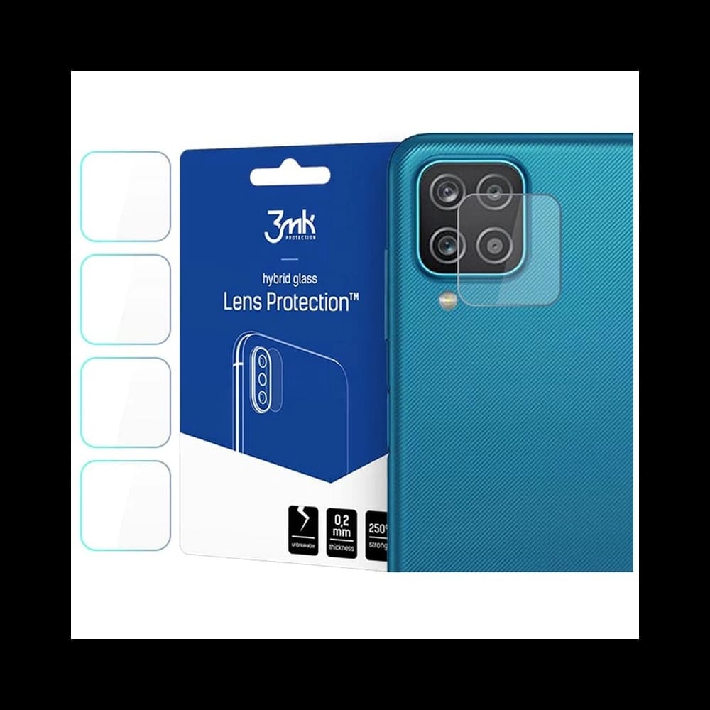 3MK Lens Protection Samsung Galaxy A12 [4 PACK] - 2
