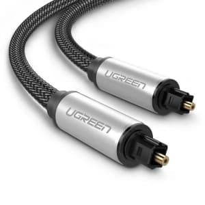 UGREEN AV108 Toslink Audio optical cable, braided aluminium, 2m