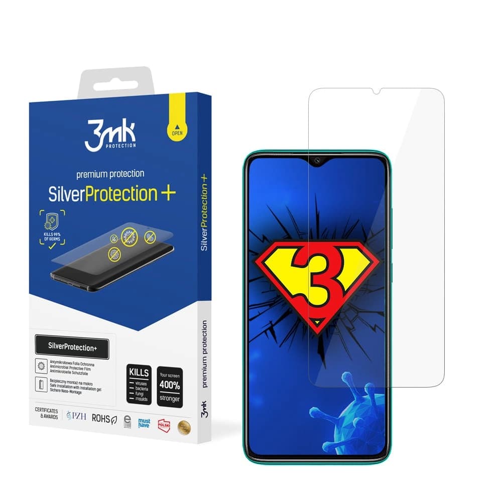 3MK Antimikrobielle Schutzfolie Silver Protect+ Redmi Note 8 Pro - 1
