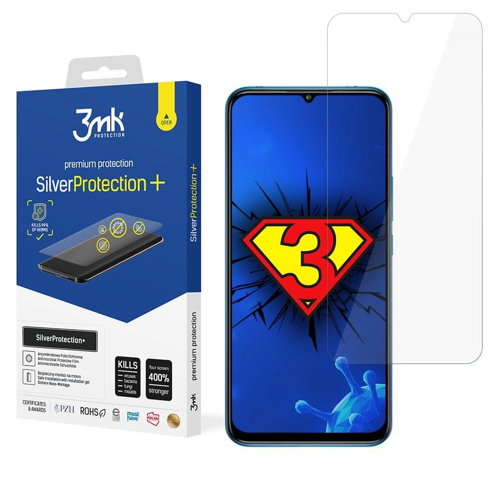 3MK Xiaomi Antimikrobielle Schutzfolie Silver Protect+ Mi 10 Lite - 1