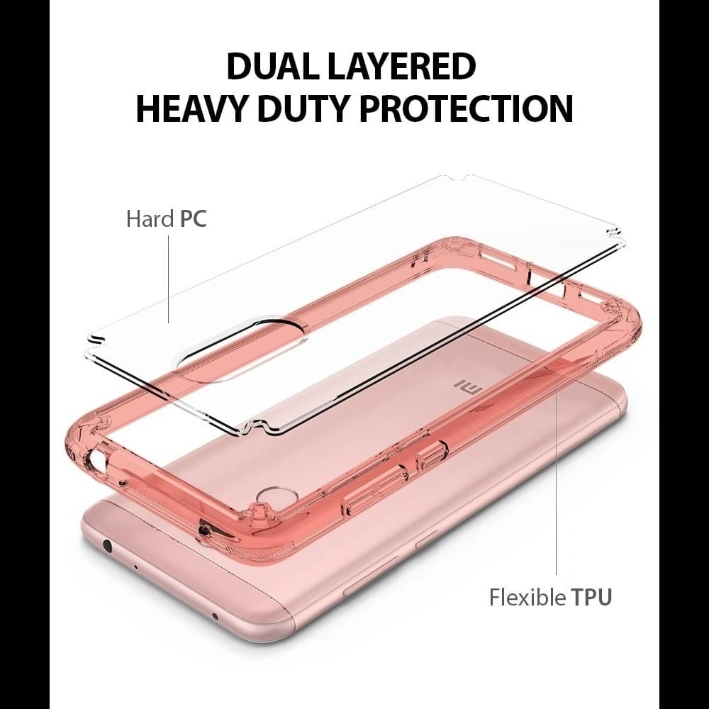 Etui Ringke Fusion Xiaomi Redmi 5 Plus Rose Gold - 3