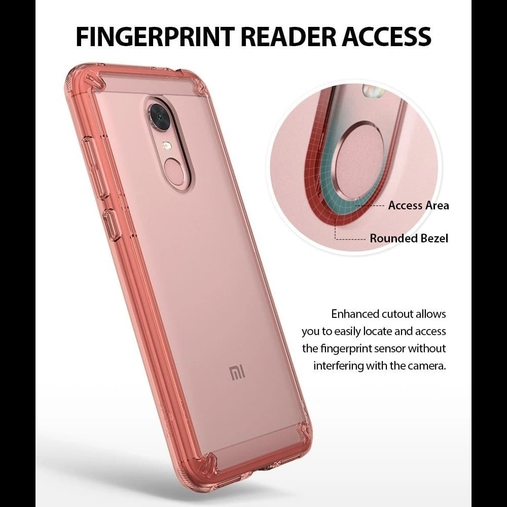 Etui Ringke Fusion Xiaomi Redmi 5 Plus Rose Gold - 4
