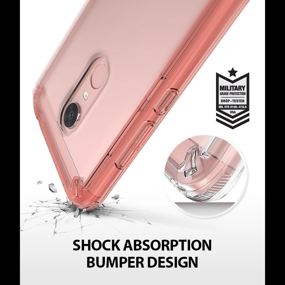 Etui Ringke Fusion Xiaomi Redmi 5 Plus Rose Gold - 5