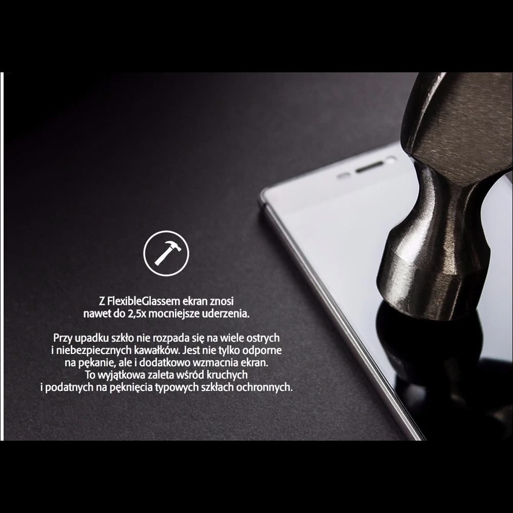 Hybriertes Glas 3MK FlexibleGlass Huawei P20 Lite - 5