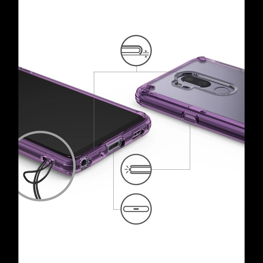Ringke Fusion LG G7 ThinQ Orchid Purple - 3