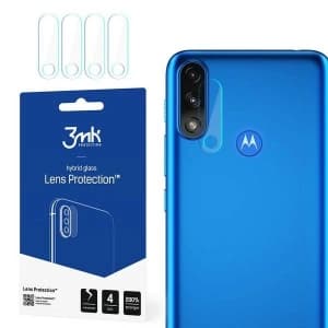 3MK Hybridglas für Kameraobjektiv Objektivschutz Motorola Moto E7 Power [4 PACK]