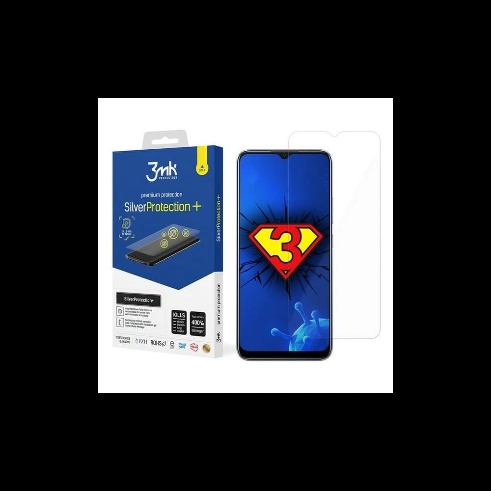 3MK Antimikrobielle Schutzfolie Silver Protect+ Realme C21 - 1