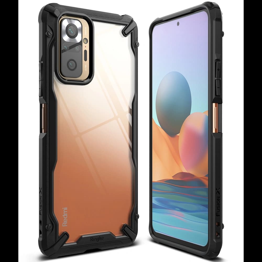 Ringke Tasche Fusion-X Redmi Note 10 Pro Schwarz - 1