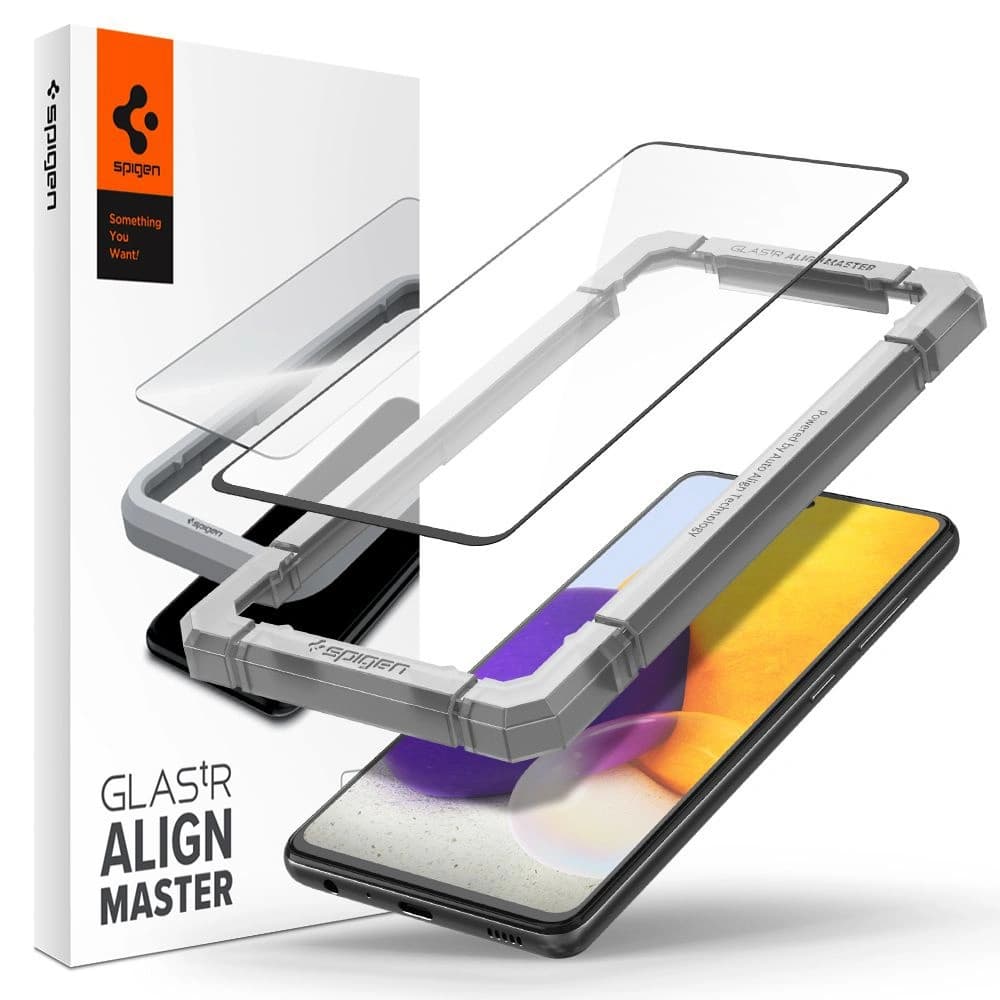 Spigen Samsung Gehärtetes Glas GLAS.tR AlignMaster Galaxy A52/A52s Schwarz - 1