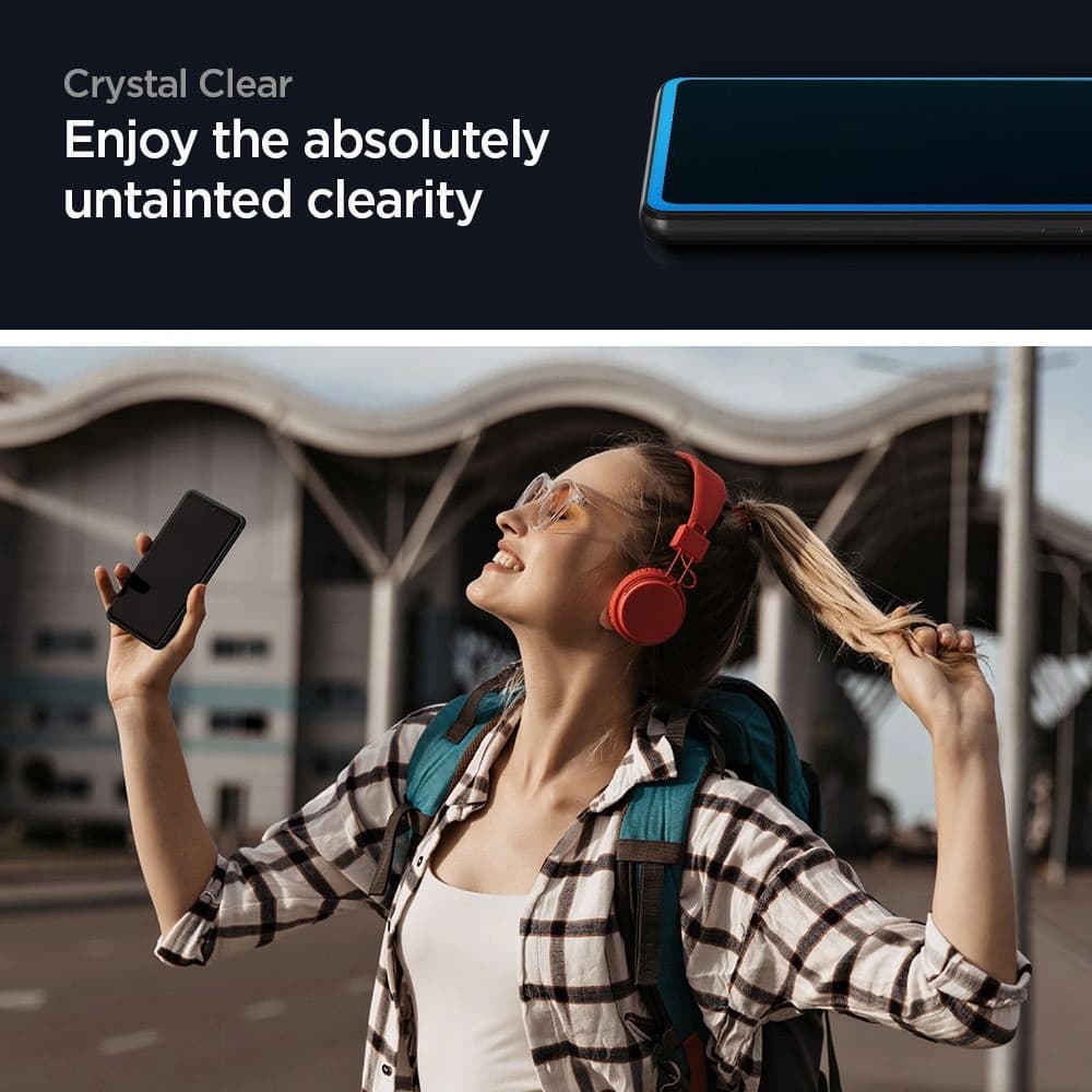 Szkło hartowane Spigen GLAS.tR AlignMaster Samsung Galaxy A72 Black - 6