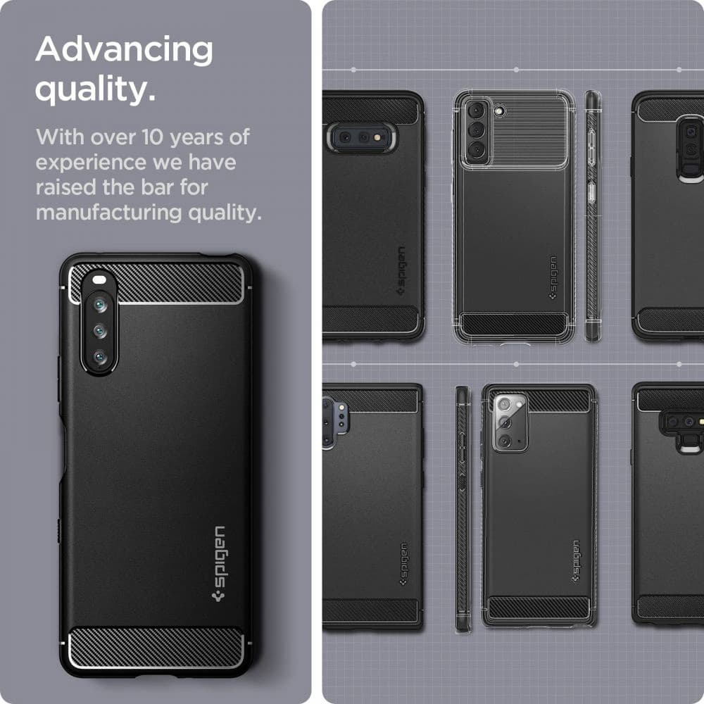 Spigen Rugged Armor Sony Xperia 10 III Matte Black - 4