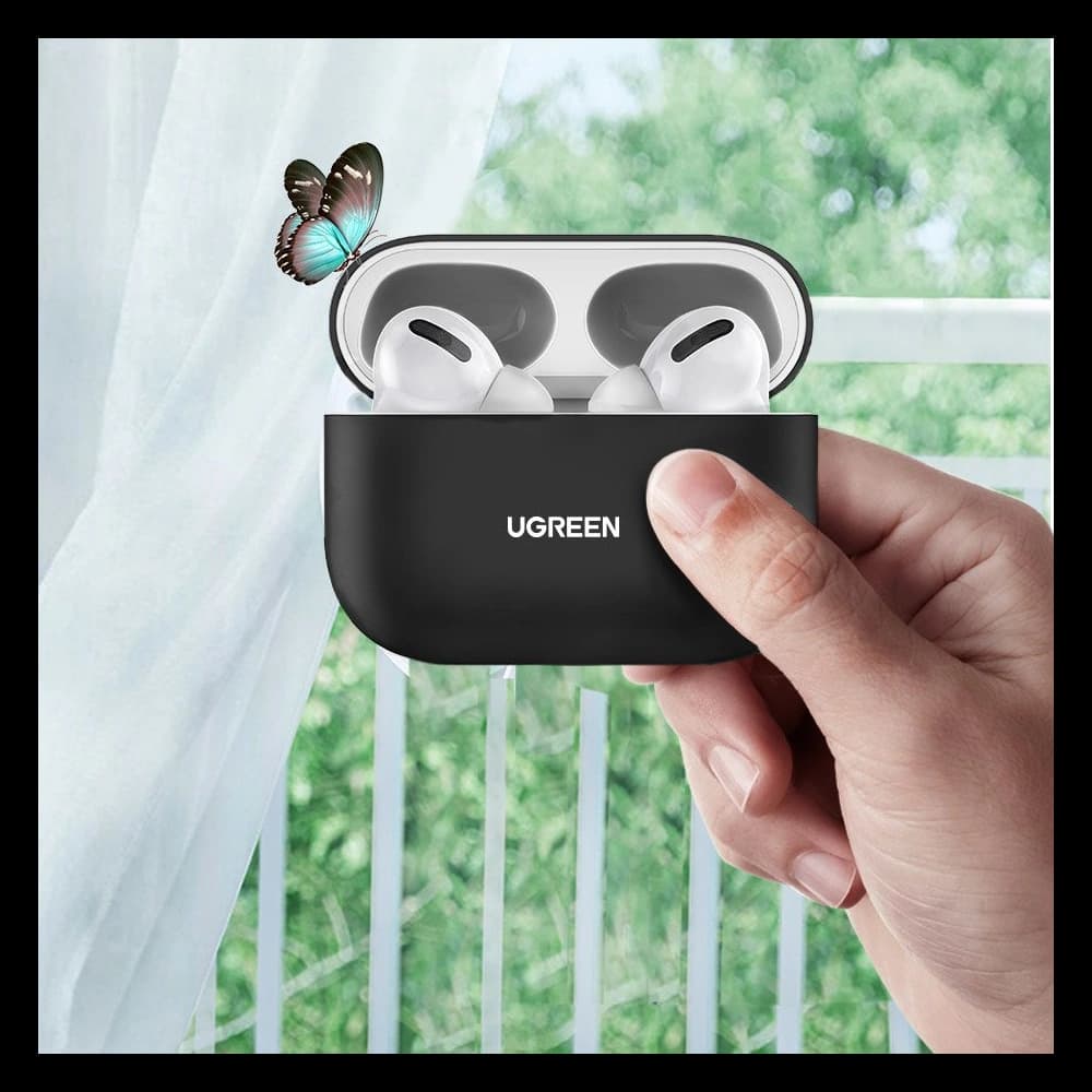 Ugreen Silica Gel Case Protector for Apple Airpods Pro black (80513) - 12