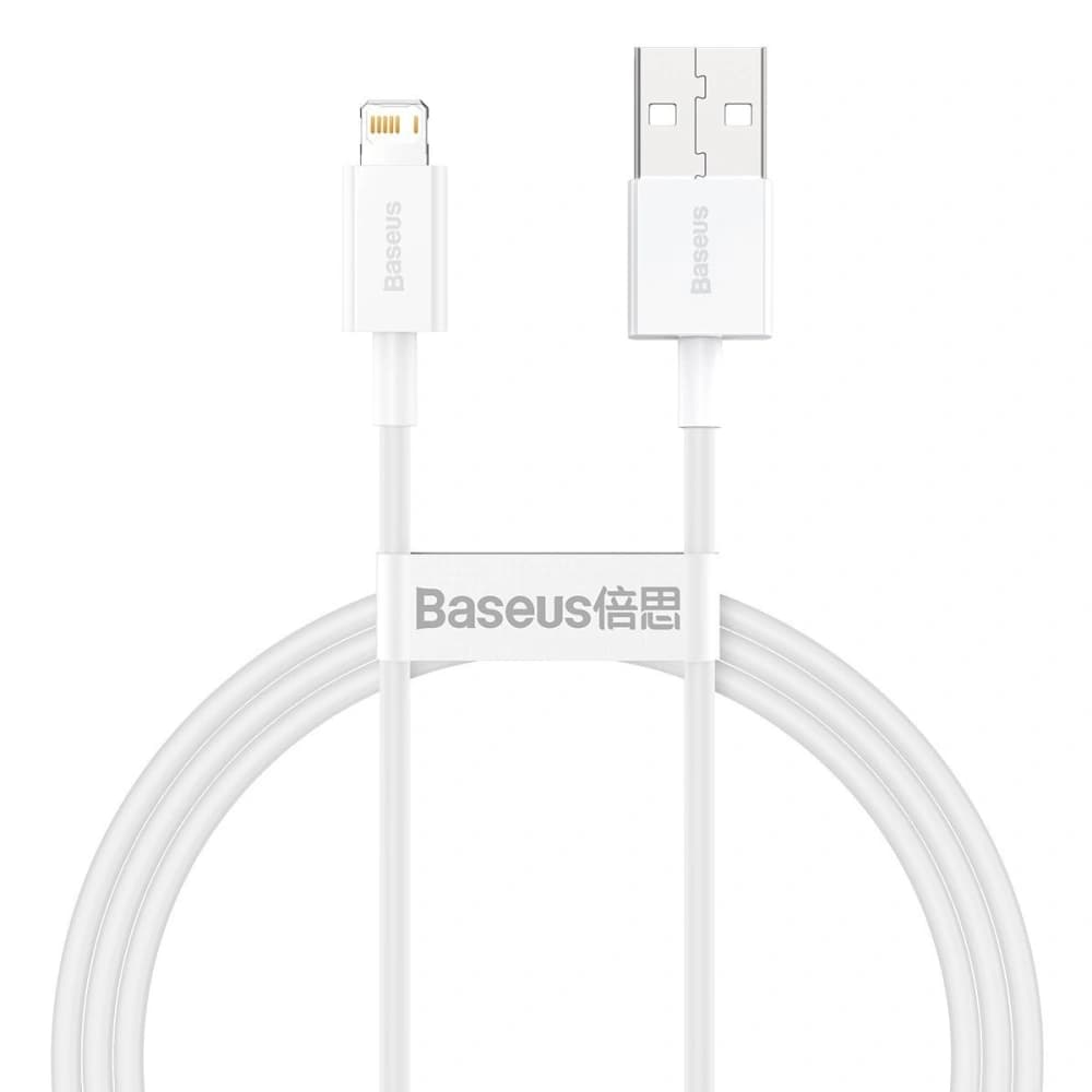 Baseus Superior Series Cable USB to Lightning, 2.4A, 1m (white) - 1