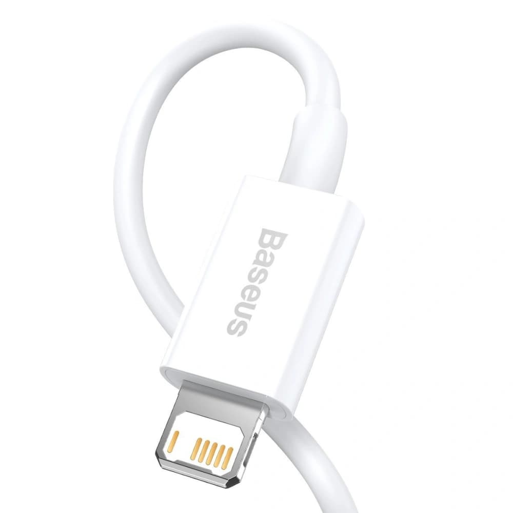 Baseus Superior Series Cable USB to Lightning, 2.4A, 1m (white) - 3