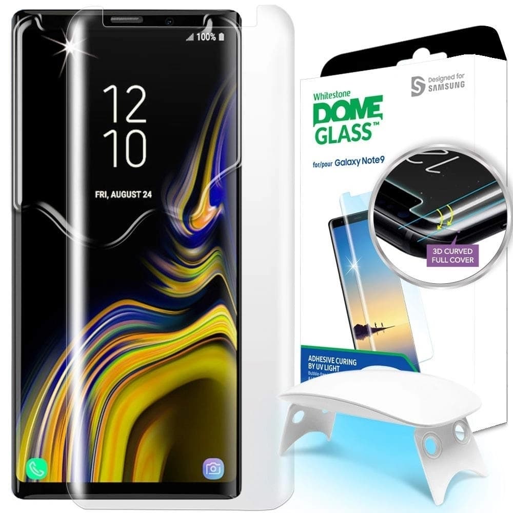 Hőkezeletlen üveg UV ragasztóval Whitestone Dome Glass Samsung Galaxy Note 9 - 1