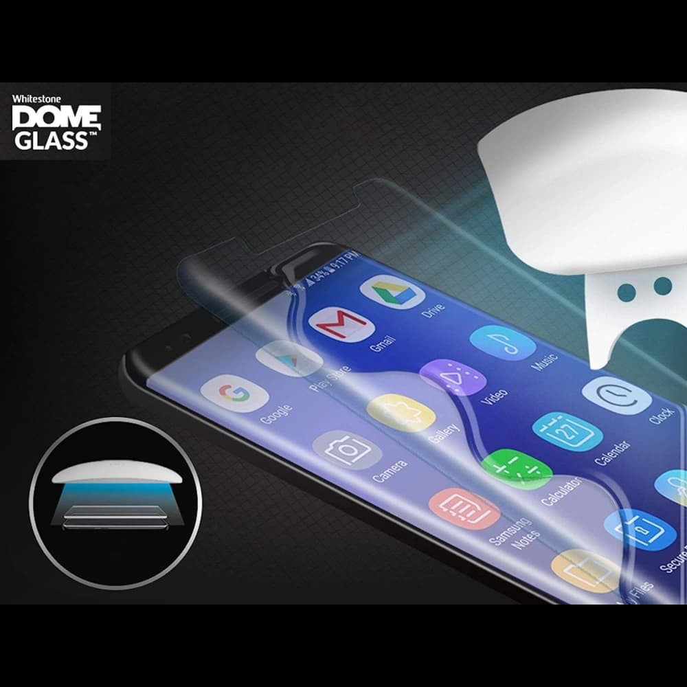 Hőkezeletlen üveg UV ragasztóval Whitestone Dome Glass Samsung Galaxy Note 9 - 3