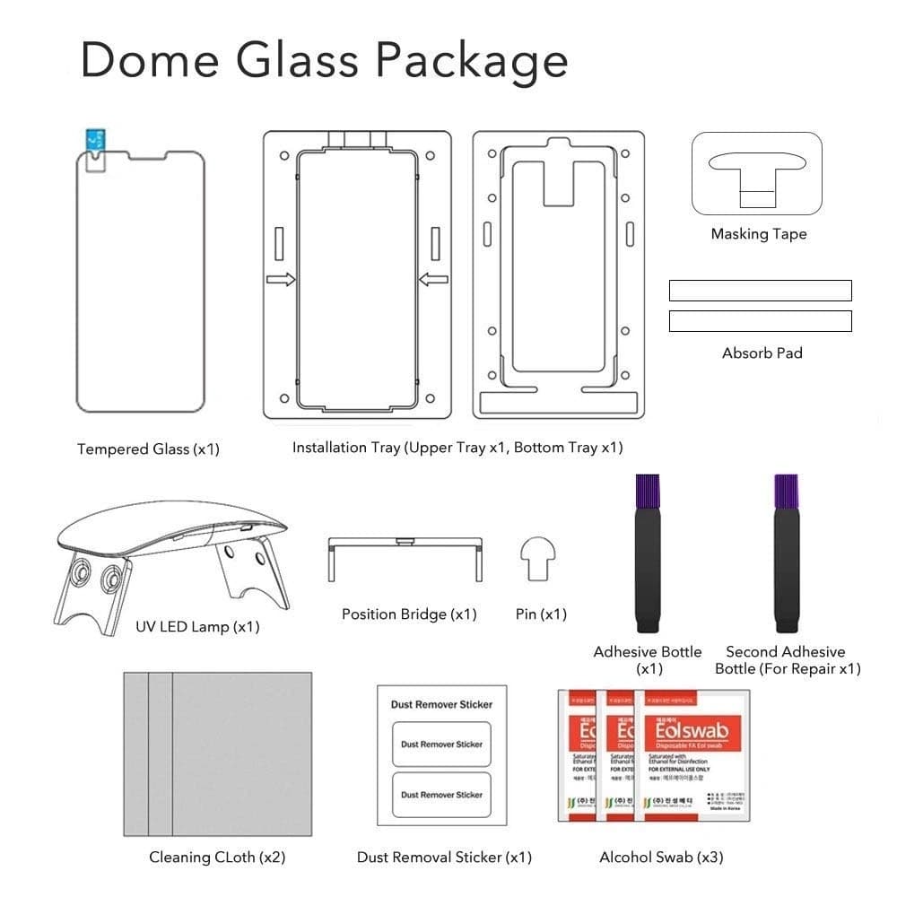 Hőkezeletlen üveg UV ragasztóval Whitestone Dome Glass Samsung Galaxy Note 9 - 8