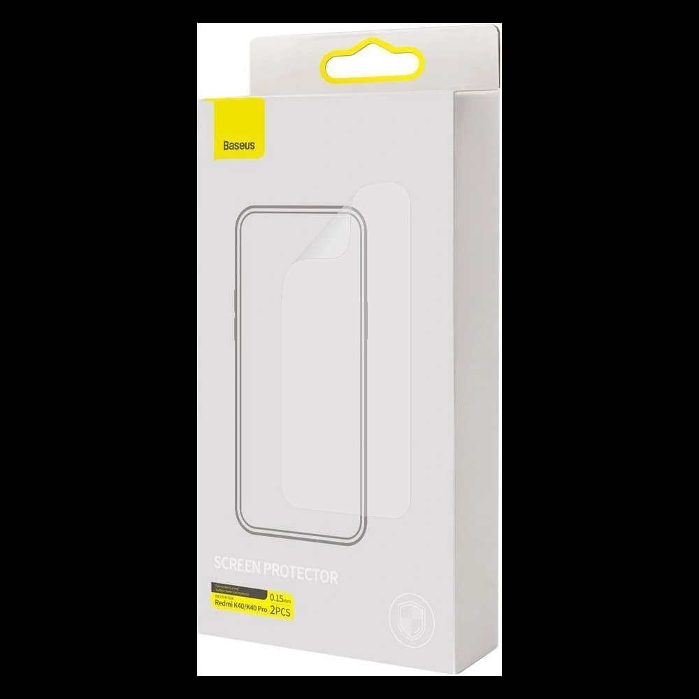 Baseus Xiaomi 2x 0,15 mm Vollbildschutzfolie für Redmi K40/K40 Pro Transparent (SGMIK40-02) - 5