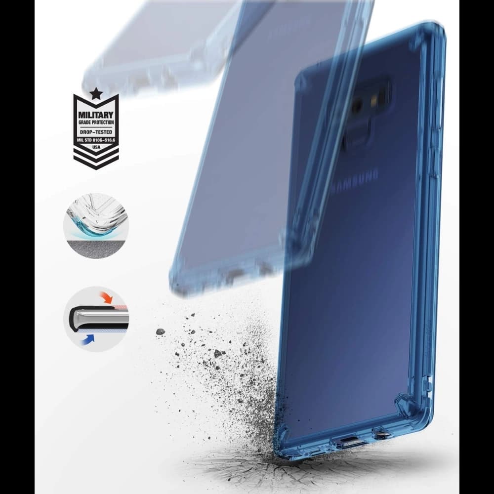 Etui Ringke Fusion Samsung Galaxy Note 9 Aqua Blue - 2
