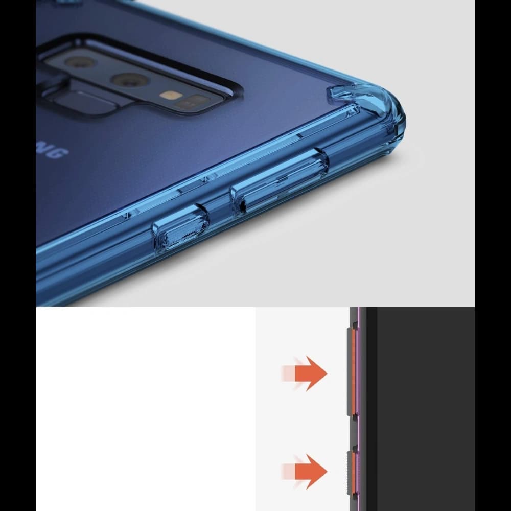 Etui Ringke Fusion Samsung Galaxy Note 9 Aqua Blue - 5