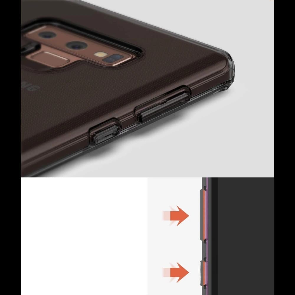 Etui Ringke Air Samsung Galaxy Note 9 Smoke Black - 5