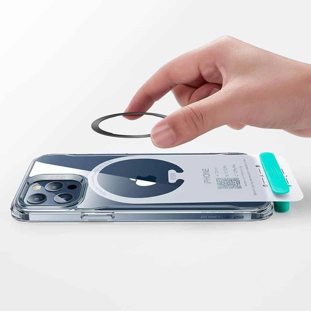 ESR Halolock MagSafe Universal Magnetic Ring Black & Silver - 2