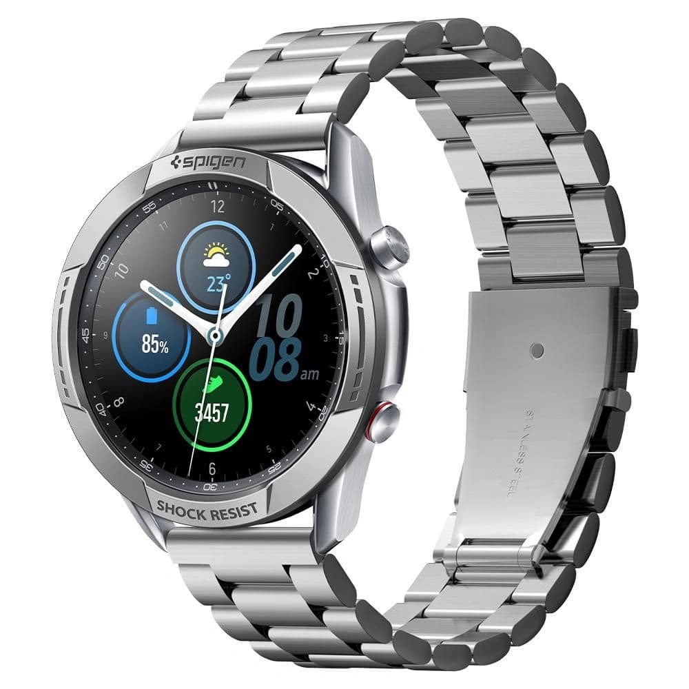 Spigen Chrono Shield Samsung Galaxy Watch 3 45mm Silver - 1