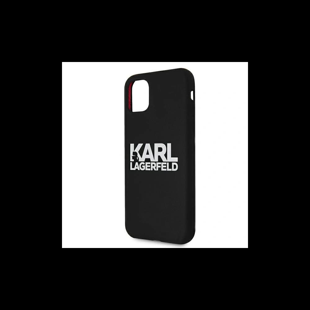 Karl Lagerfeld KLHCN61SLKLRBK Apple iPhone 11 Silicone Stack Logo black - 6
