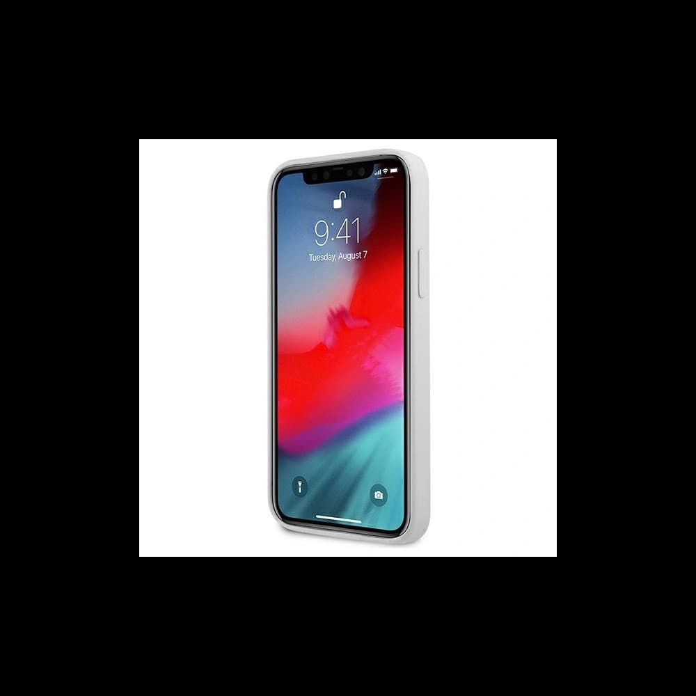 Karl Lagerfeld KLHCP12MSLKLWH Apple iPhone 12/12 Pro Silicone Stack Logo white - 5