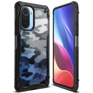 Ringke Fusion-X Design Xiaomi Mi 11i/Mi 11X/Pocophone F3/Redmi K40/K40 Pro/K40 Pro Plus Camo (Moro) Black