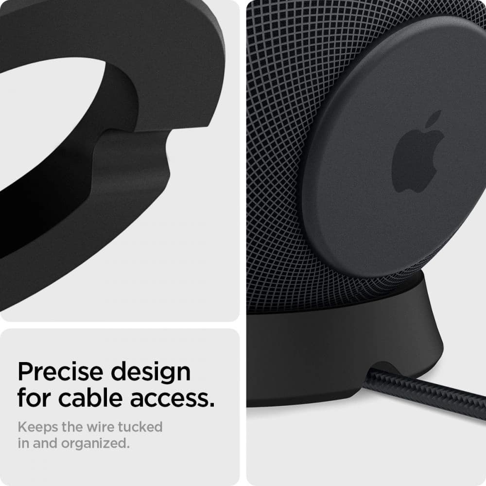 Spigen Silicone Fit Apple Homepod Mini Stand Black - 5