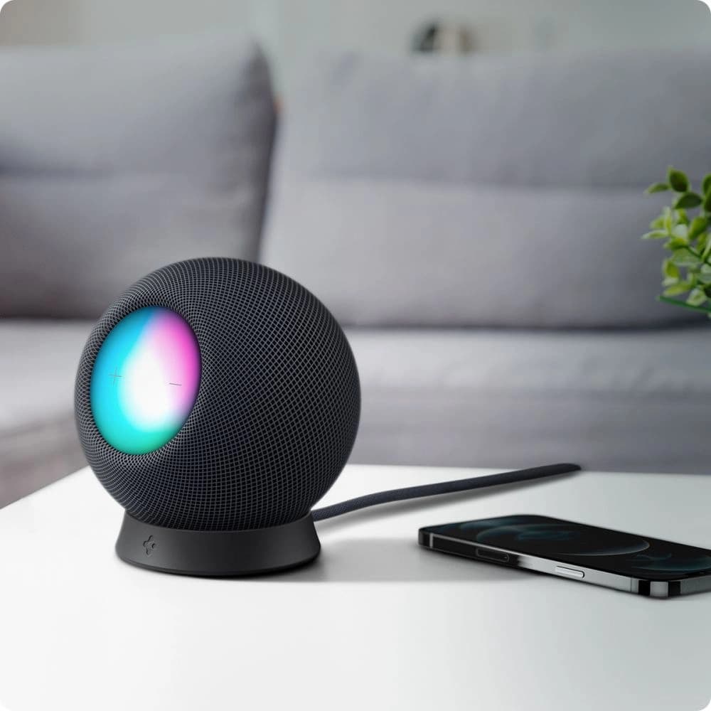 Spigen Silicone Fit Apple Homepod Mini Stand Black - 9