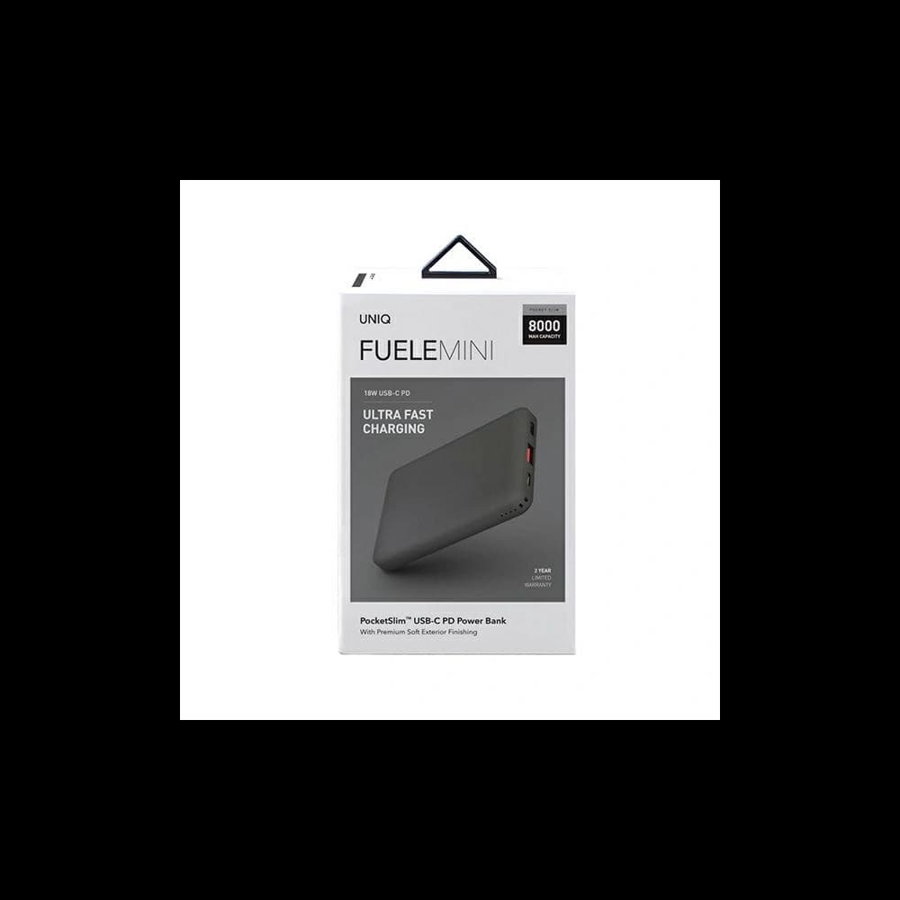 UNIQ Powerbank Fuele mini 8000mAh USB-C 18W PD Fast charge grey - 9