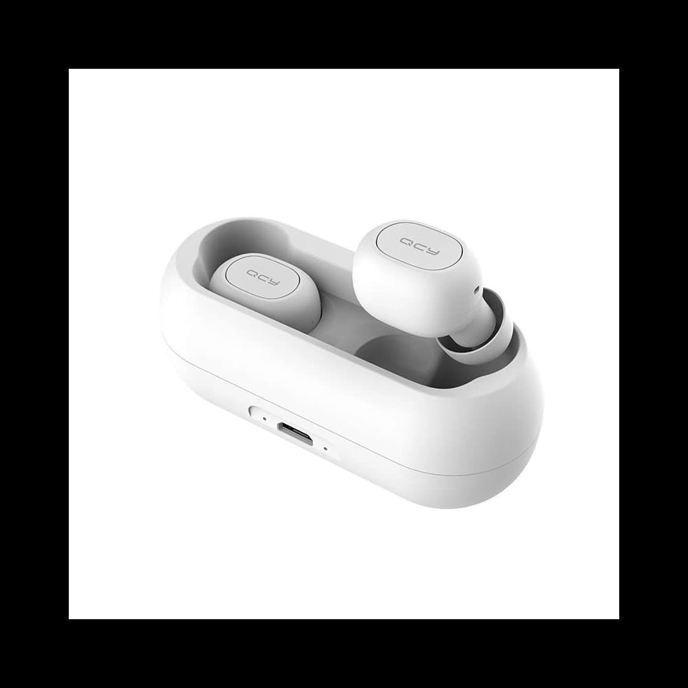 TWS fülhallgatók QCY T1C, Bluetooth 5.0 (fehér) - 2