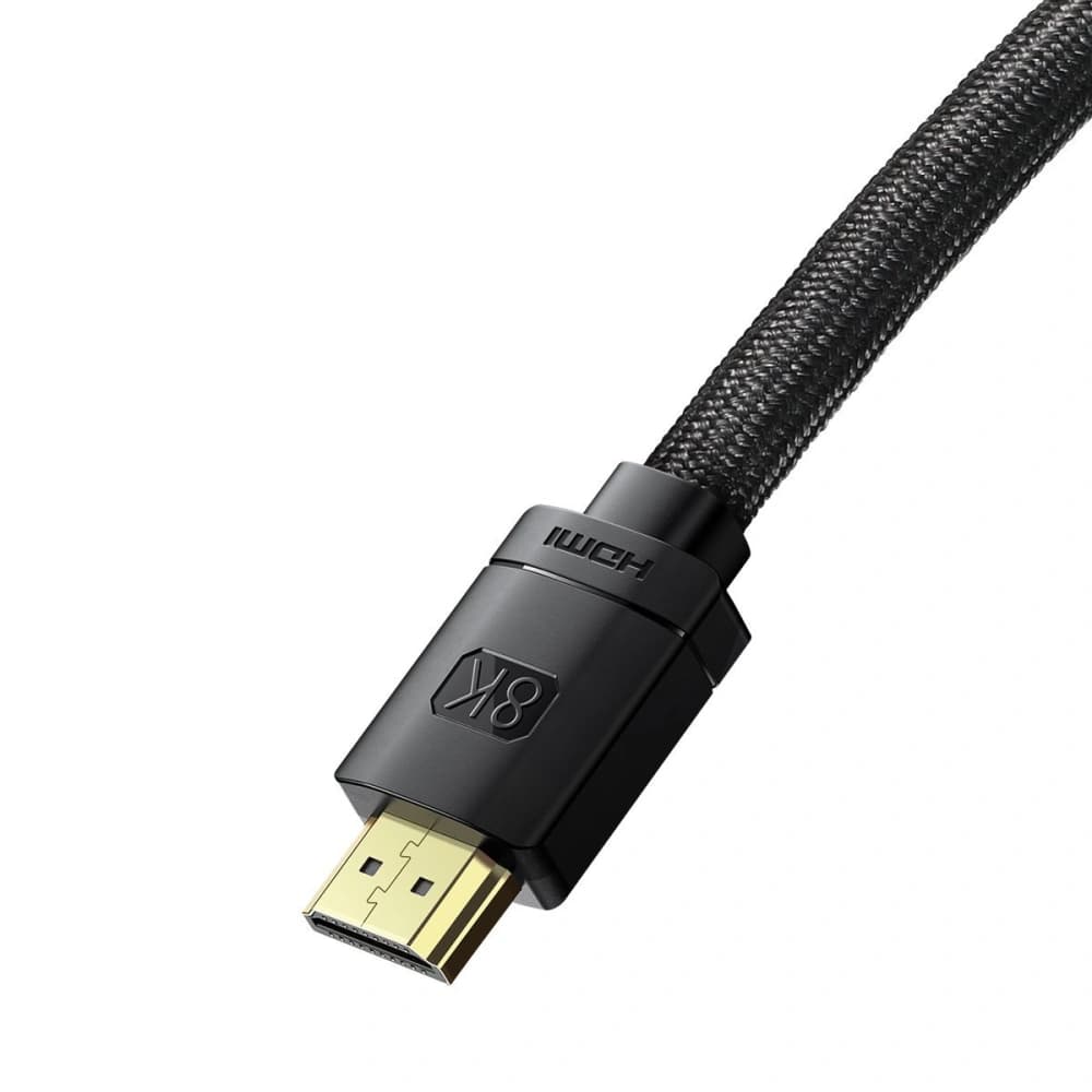 HDMI 2.1 Baseus Magas Felbontású Sorozat, 8K 60Hz, 3D, HDR, 48Gbps, 2m (fekete) - 3