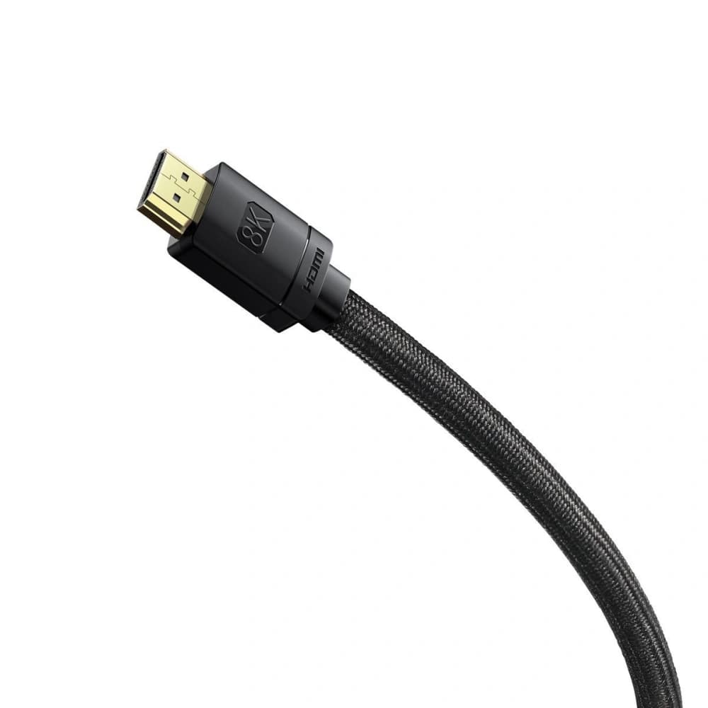 HDMI 2.1 Baseus Magas Felbontású Sorozat, 8K 60Hz, 3D, HDR, 48Gbps, 2m (fekete) - 4