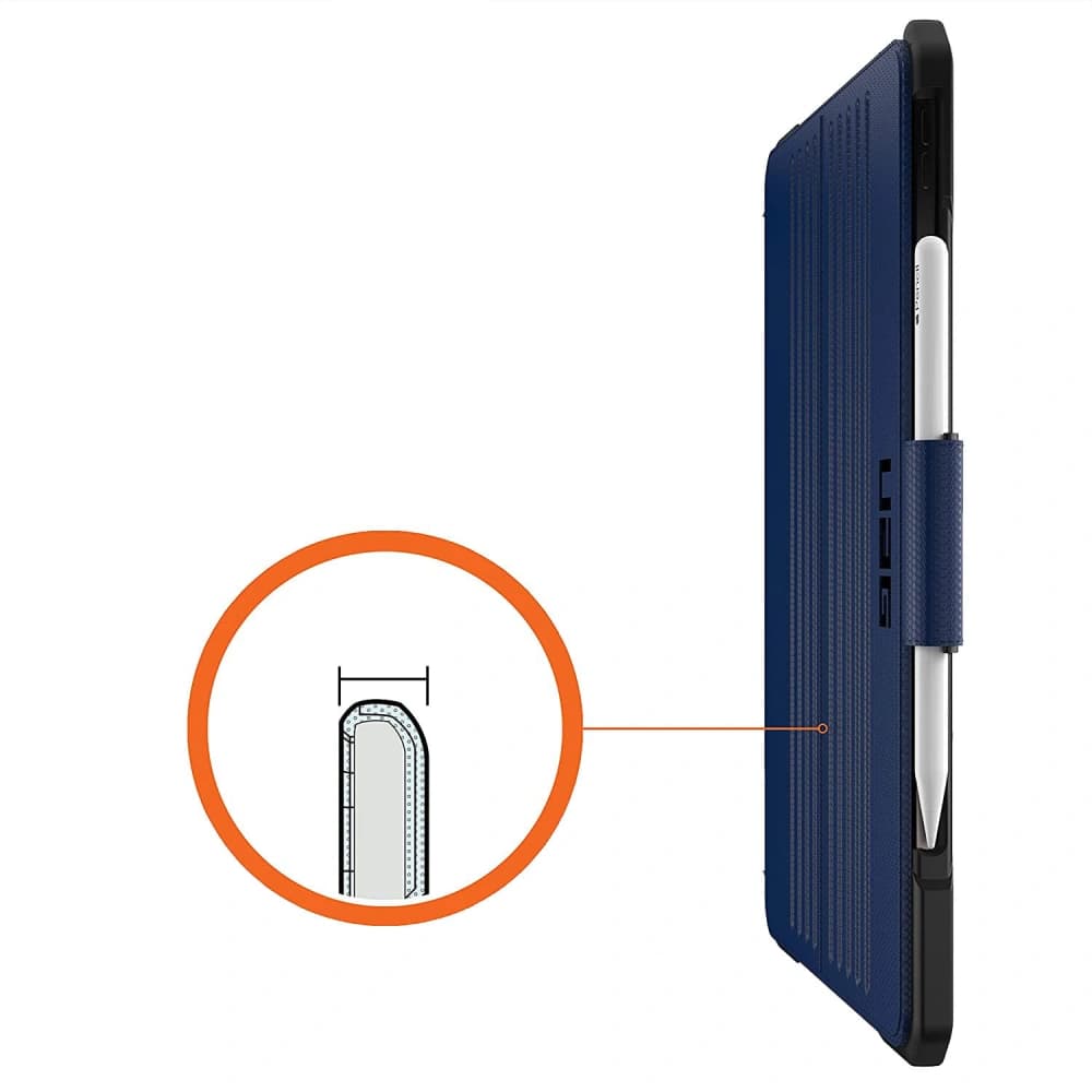 Urban Armor Gear Apple Apple UAG Tasche Metropolis iPad Pro 12.9 2020/2021 (4. und 5. Generation) mit Pencil-Halter (blau) - 5